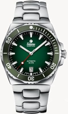 Tutima Glashütte M2 Seven Seas S Automatic (40mm) Green Dégradé Dial / Stainless Steel Bracelet 6156-06