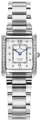 Jacques Du Manoir Emily Two-Hand Crystal (19mm) White Dial / Stainless Steel Bracelet JWL05501