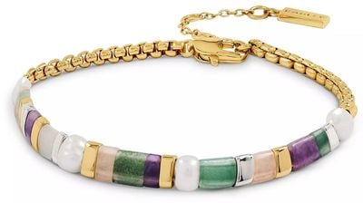 Radley Jewellery Pale Gold Pink Tone Friendship Bracelet RYJ3600S
