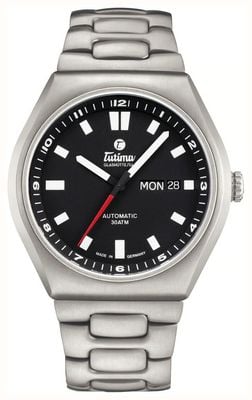 Tutima Glashütte M2 Coastline Automatic (43mm) Velvet-Black Dial / Titanium Bracelet 6150-06