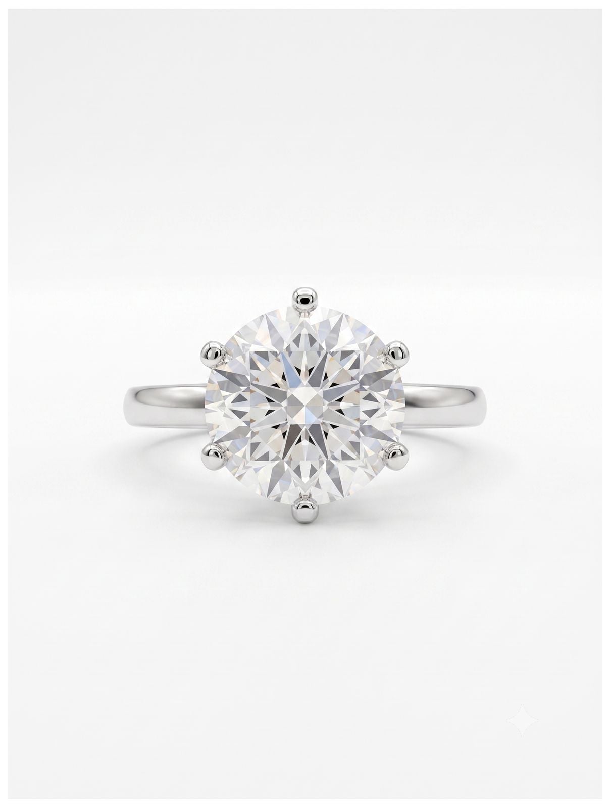 James Moore & Co J49750 Platinum 3ct Evs1 Idexex Round Jewellery