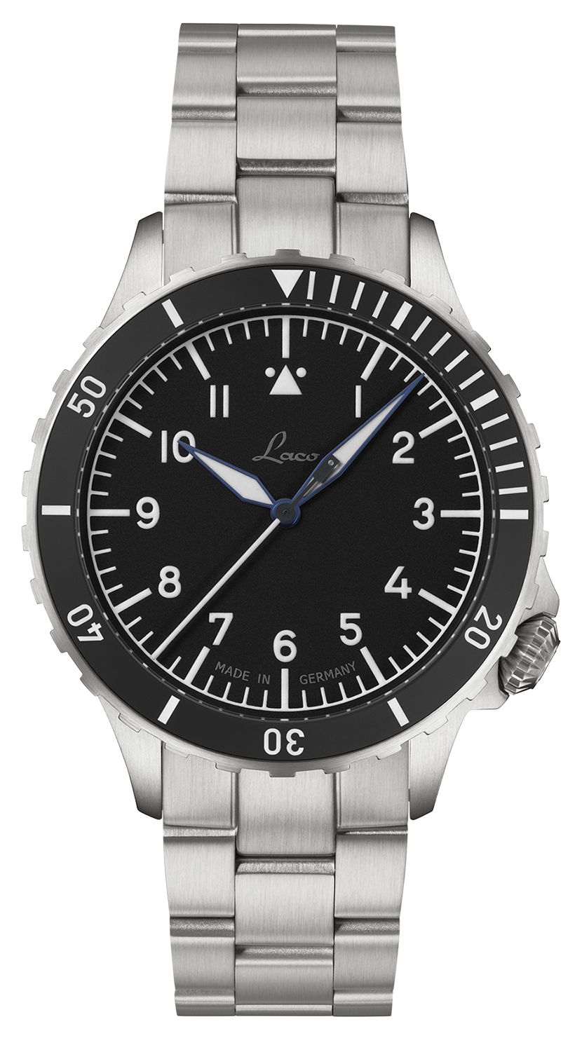Laco 862191.MB Köln Automatic (41mm) Black Dial / Stainless Watch