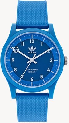 Adidas PROJECT ONE | Solar Powered | Blue Dial | Blue Silicone Strap AOST22042