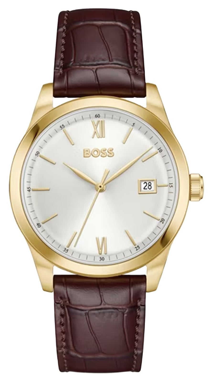 BOSS 1514357 Langford Quartz (39mm) White Sunray Dial / Watch
