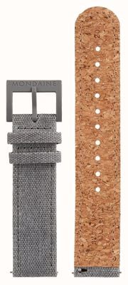 Mondaine Textile Strap ONLY With Cork Lining, 20mm, FTM.3120.80H.K FT312080H