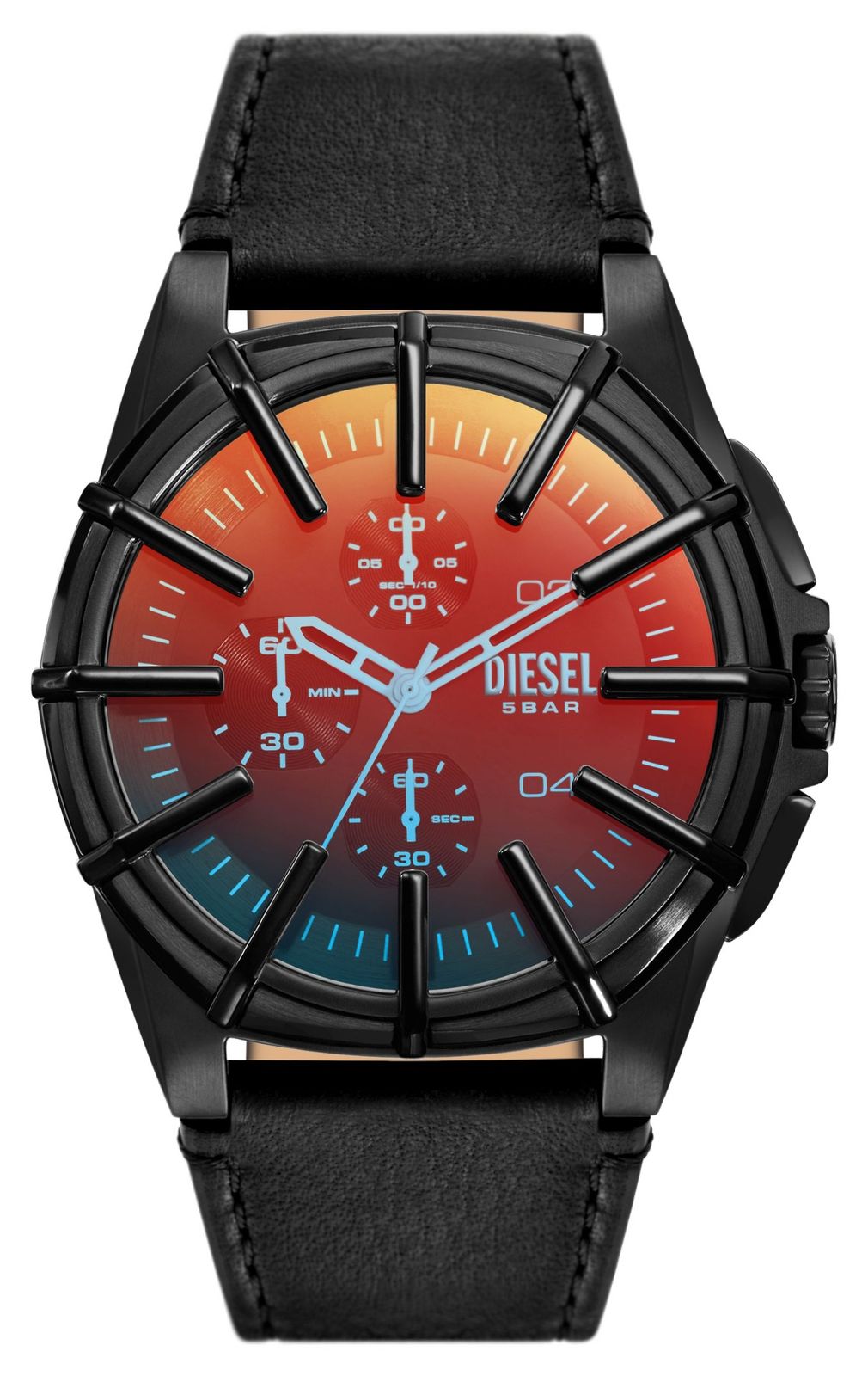 Diesel DZ4658 Men’s Framed (44mm) Black Sunray Chronograph Watch