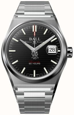 Ball Watch Company Roadmaster M Perseverer (40mm) Black Dial / Stainless Steel Bracelet NM9052C-S1C-BK
