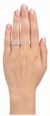 Princess Natural Diamond 18ct White Gold Five Stone Ring JM1987 - alternate view 4