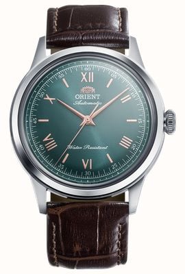 Orient Bambino Automatic (38mm) Green Dial / Brown Leather Strap RA-BB0001E30B