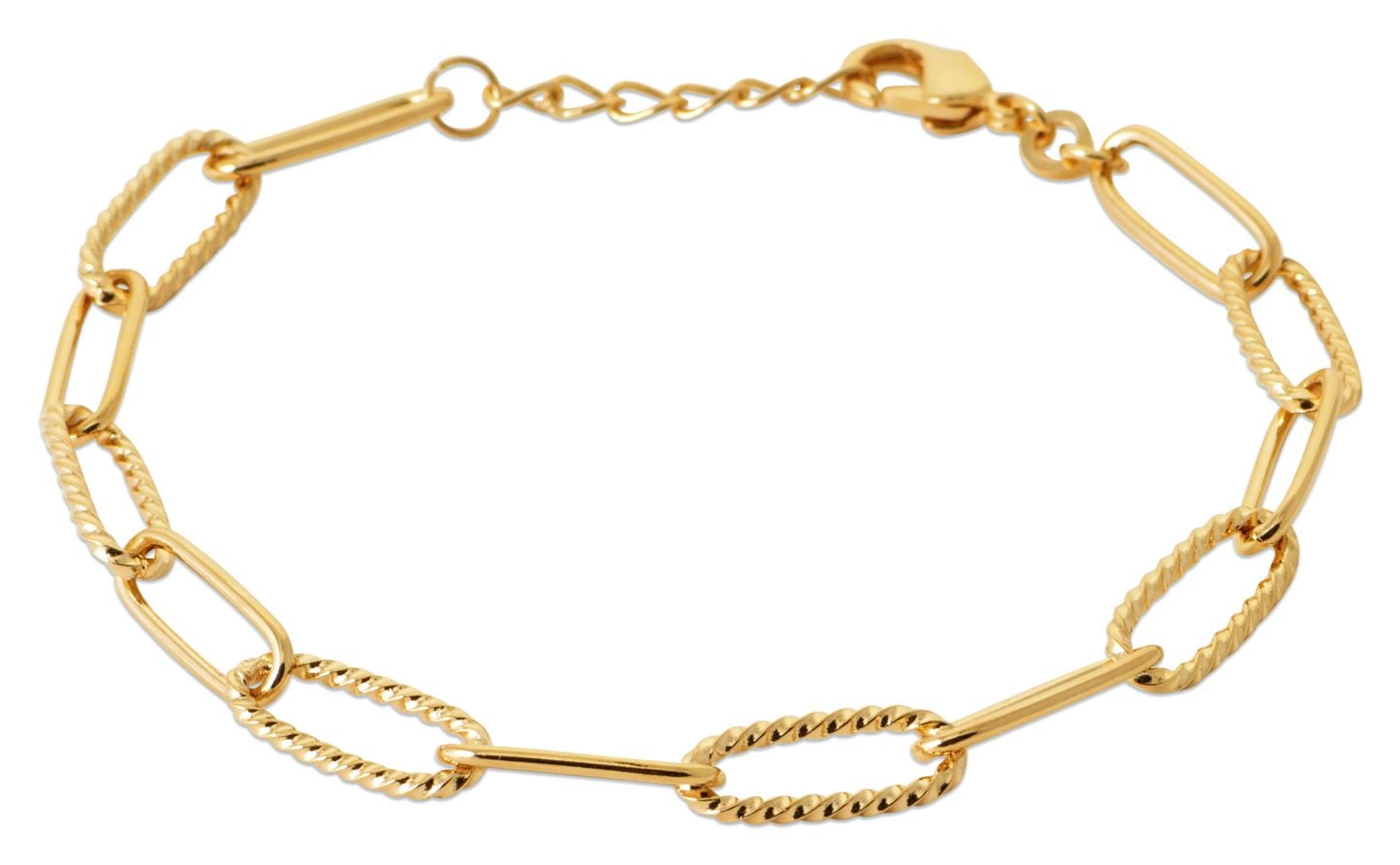 Burren Jewellery B1015 18k Gold Plate Bracelet With Open
