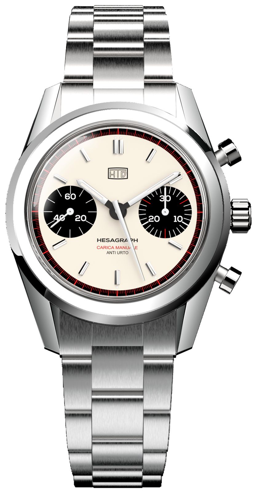 HTD H19F25C Hesagraph Cannoli Bi-Compax Chronograph (39mm) Watch