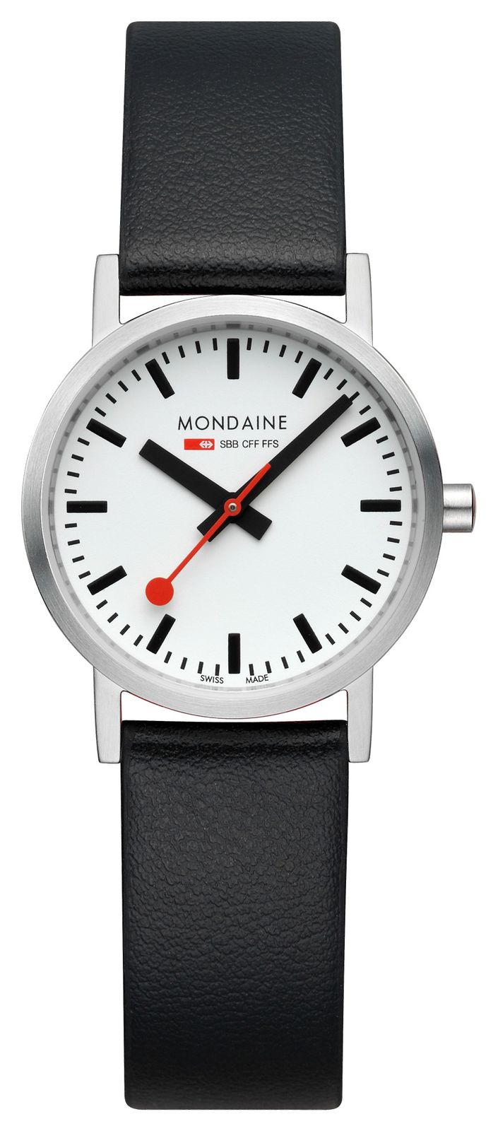 Mondaine A658.30323.16SBBV Classic (30mm) White Dial / Black Watch