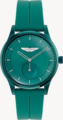 Aston Martin SLS Icon Small-Seconds Quartz (40mm) Podium Green Dial / Podium Green Silicone Strap MTIL1F603