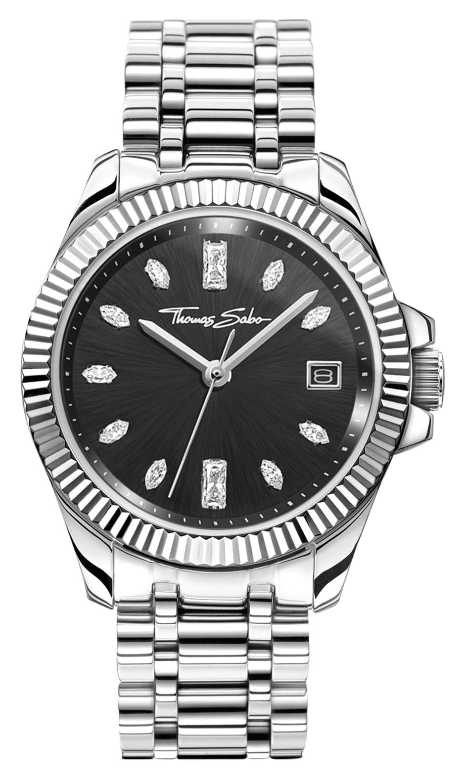 Thomas Sabo WA0406-201-203-33 Divine Crystal (33mm) Black Watch