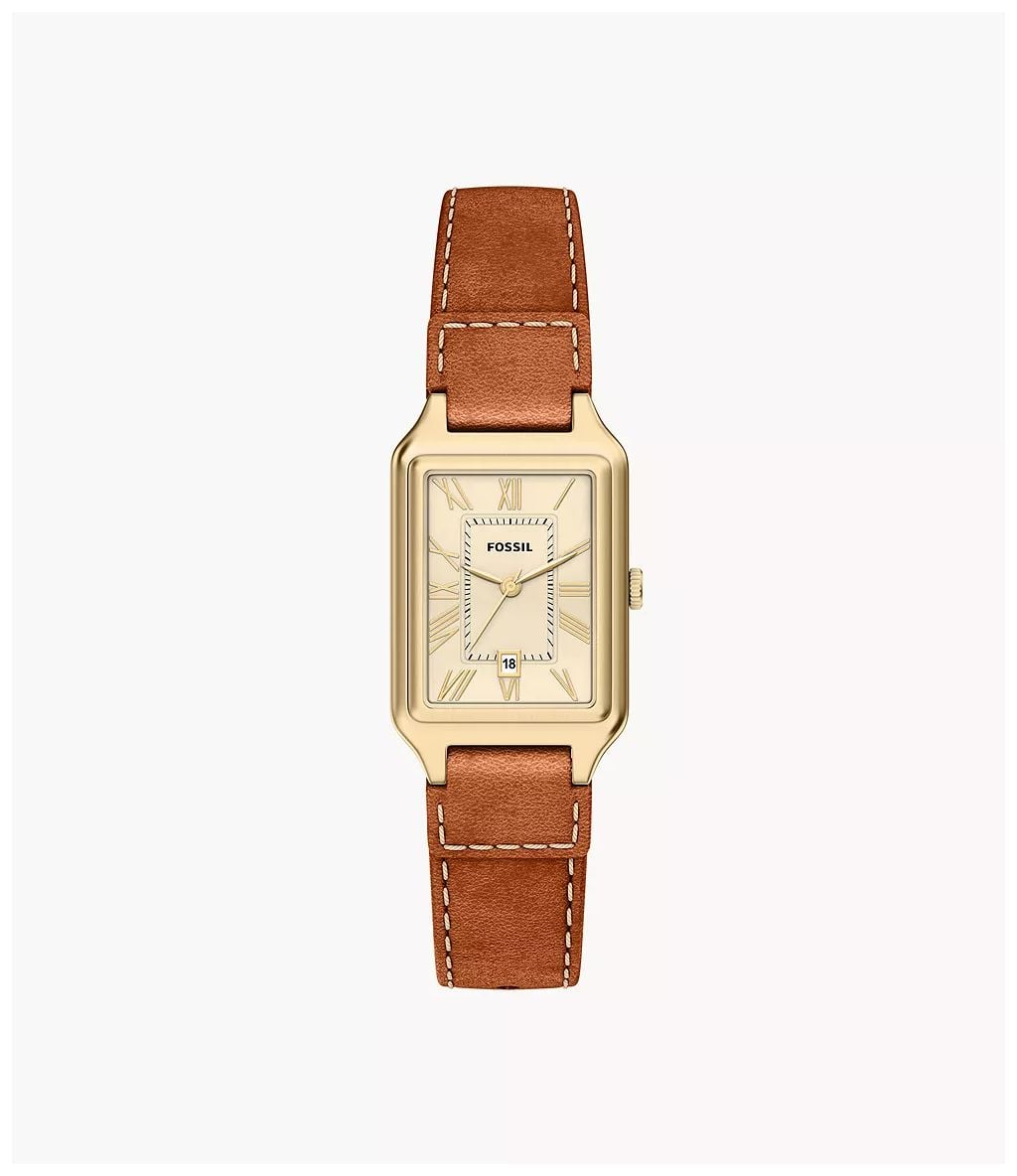 Fossil ES5524 Raquel 23 mm Three-Hand Date Medium Brown Watch