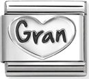 Nomination Classic Gran Heart Sterling Silver Charm 330101/98