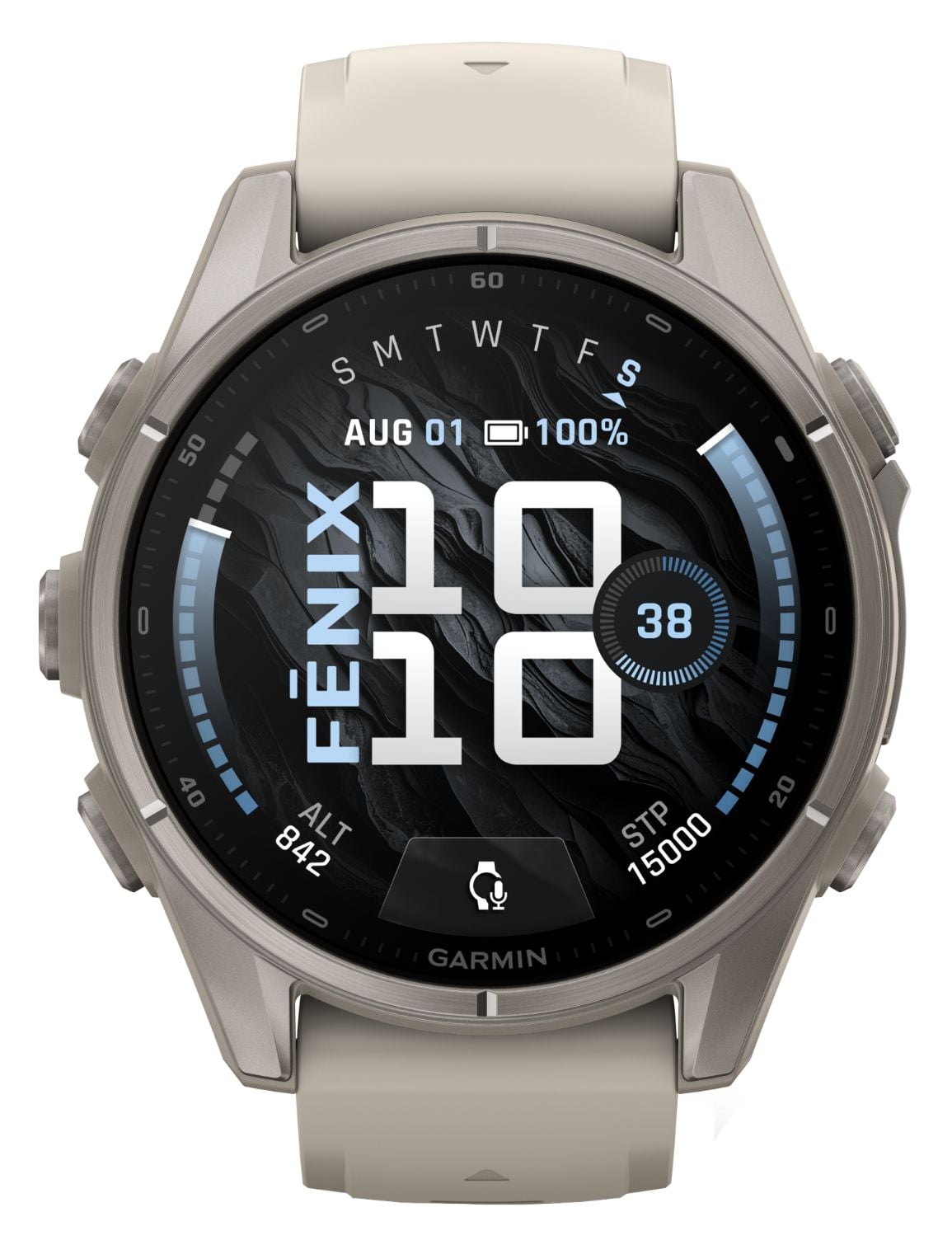 Garmin 010-04761-01 Fenix 9 43mm Premium GPS Smartwatch - Watch