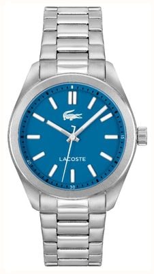 Lacoste Men's Monceau (40mm) Blue Dial / Stainless Steel Bracelet 2011355