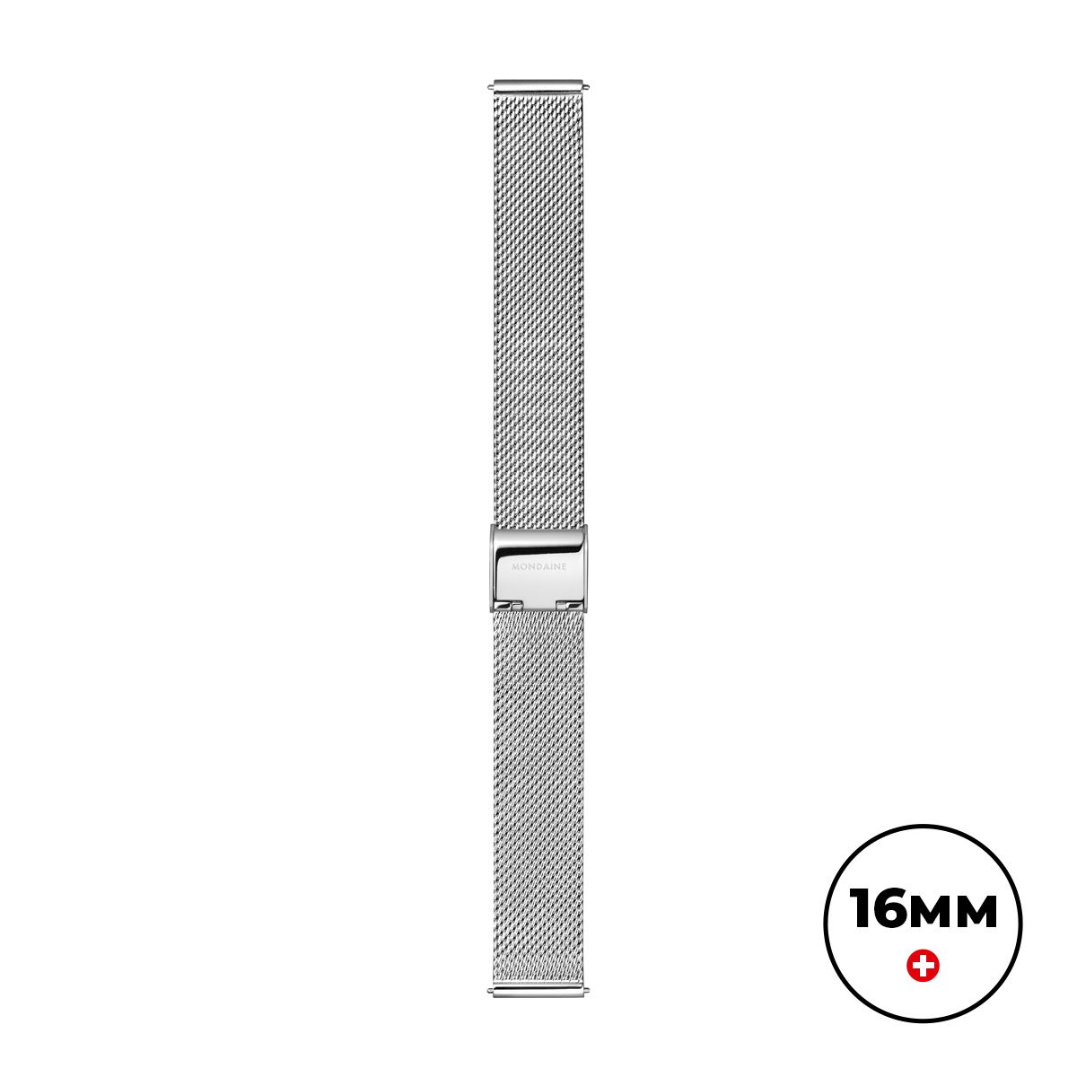 Mondaine FM8916STEM5 Stainless Steel Mesh Bracelet – Silver Watch