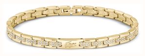 Lacoste Metropole Gold IP Bracelet With Crystals 2040671