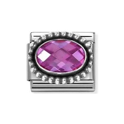 Nomination 330607/030 Classic Silver Cubic Zirconia Pink Jewellery