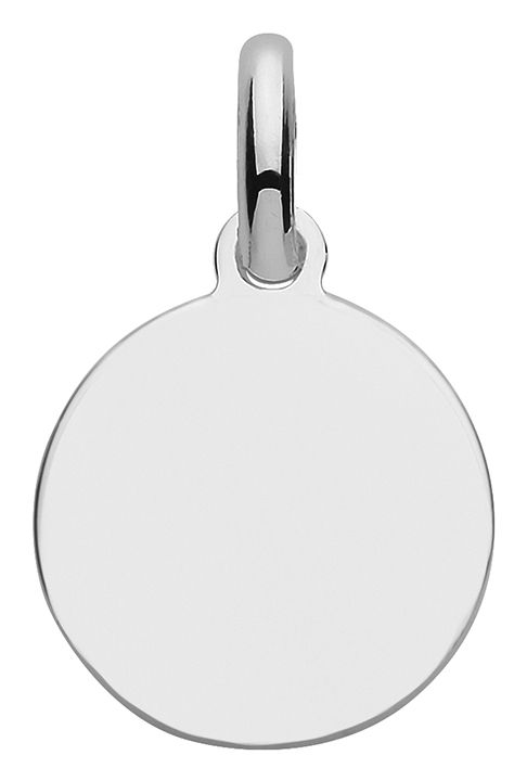 James Moore TH G61030 Silver Small Round Coin Disc Pendant Jewellery