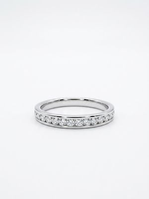 Platinum .33ct H SI Dia Eternity Channel Set Ring HET100023/PLAT