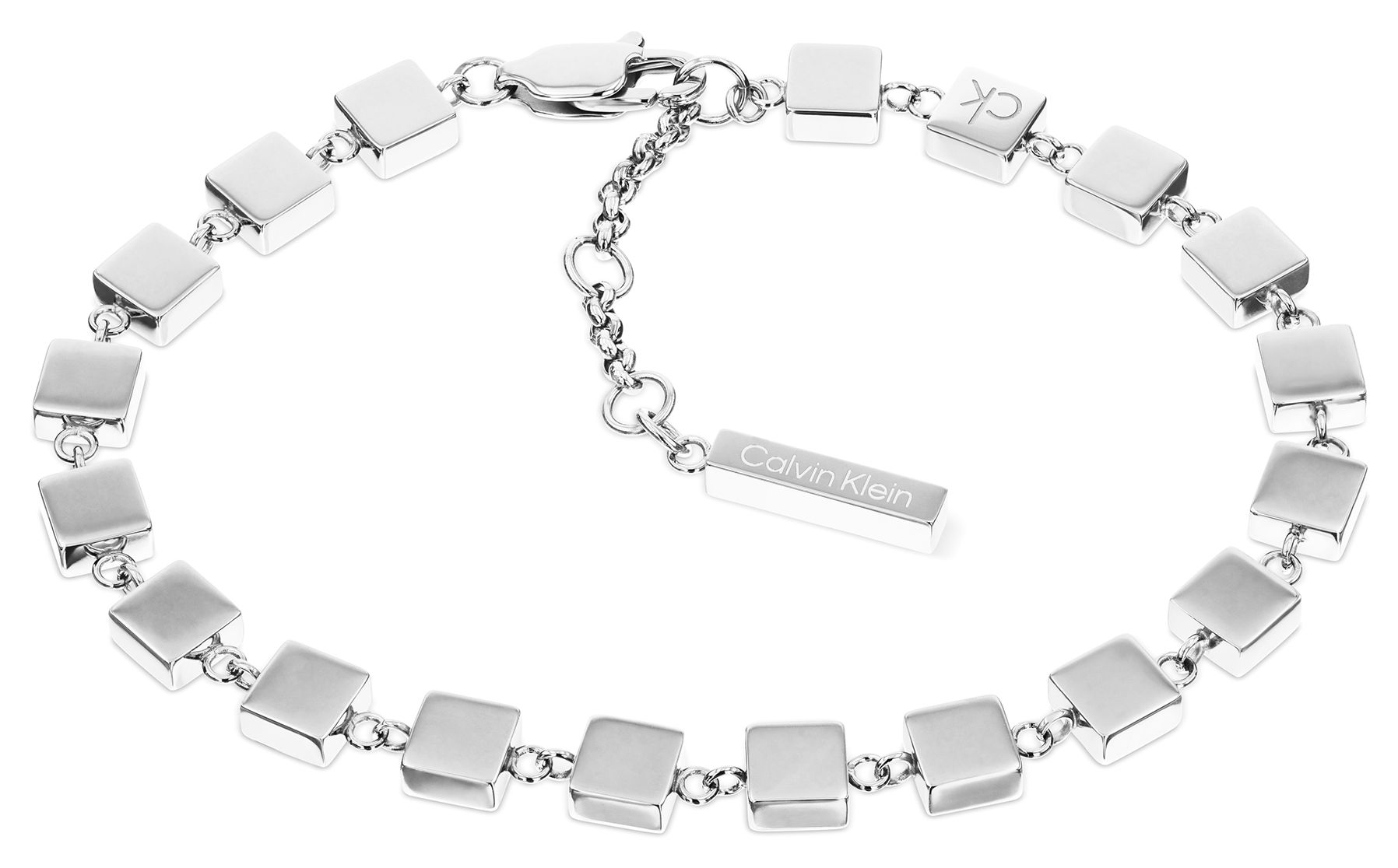 Calvin Klein 35000841 Ladies Geometric Bracelet - Silver Jewellery
