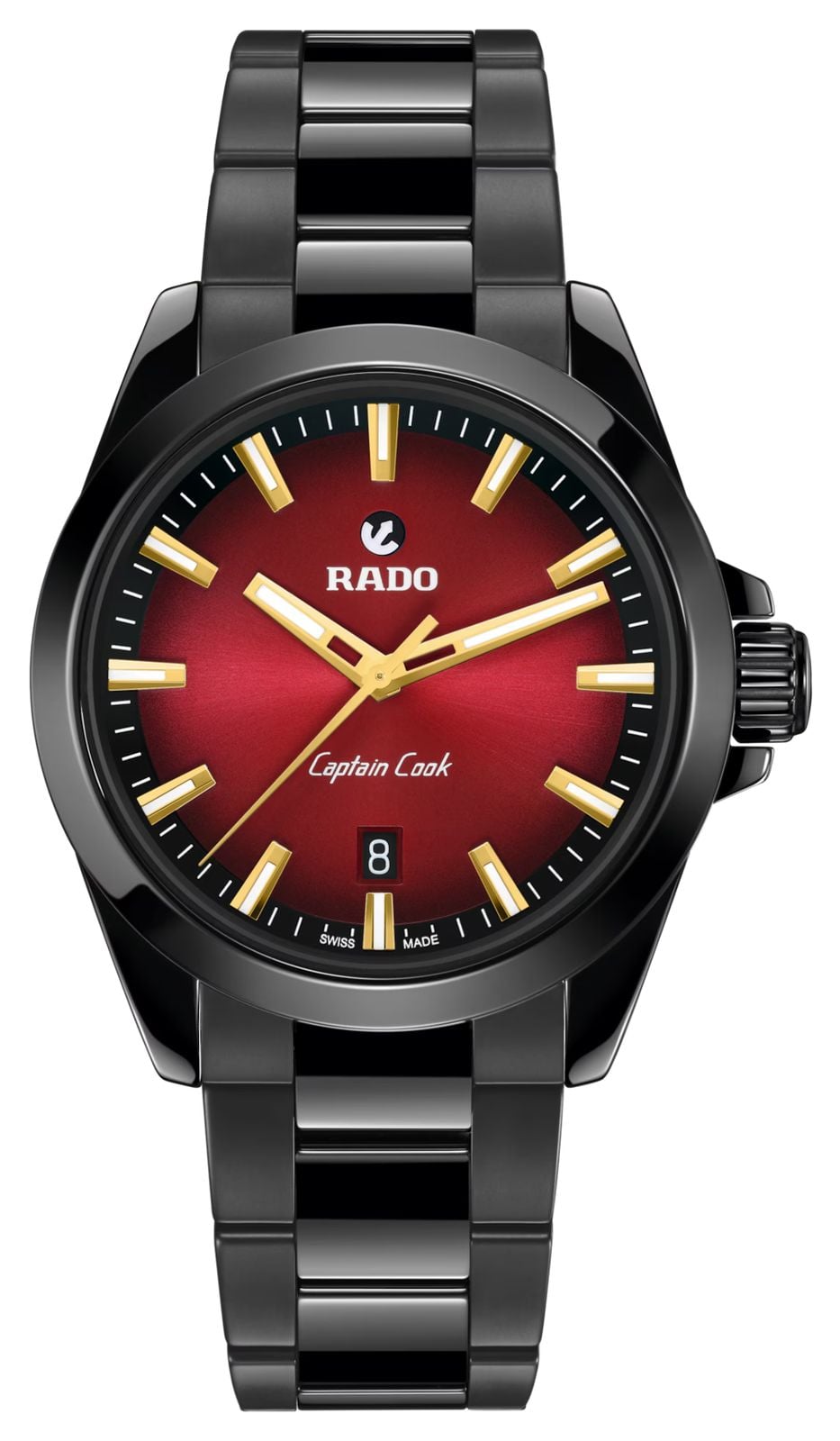 RADO R32279332 Captain Cook Discover Automatic (40.7mm) Red Watch