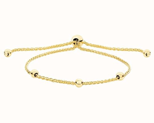 James Moore TH Women's 9ct Yellow Gold Pull Style Bracelet BR571