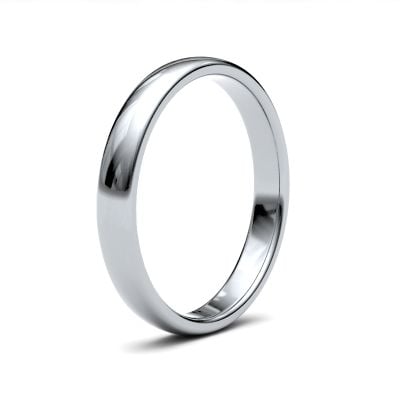 James Moore Wedding Ring  | 3mm | Medium | Size Premium Court | AG_3LMP-9W AG_3LMP-9W