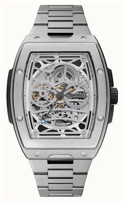 Ingersoll THE CHALLENGER Automatic (42mm) Skeleton Dial / Stainless Steel Bracelet I12310