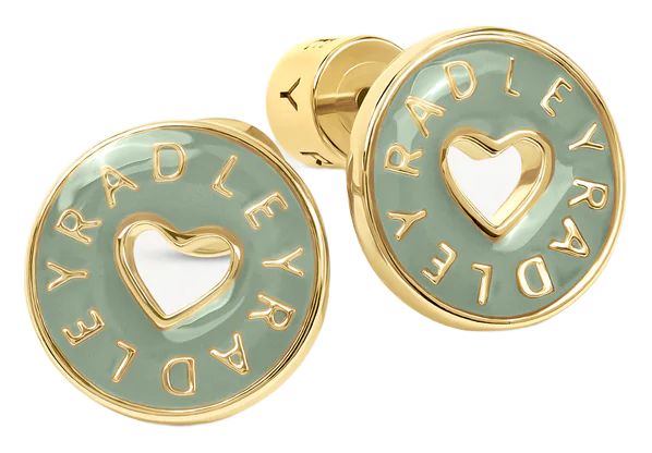 Radley Jewellery RYJ1562S Sion Close Sage Green Gold Plated