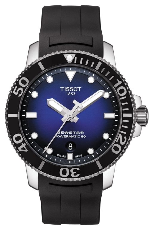 Tissot T1204071704100 Seastar 1000 Men's Powermatic 80 Watch