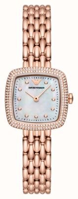 Emporio Armani Women's | Mother-of-Pearl Dial | Rose Gold Bracelet AR11496