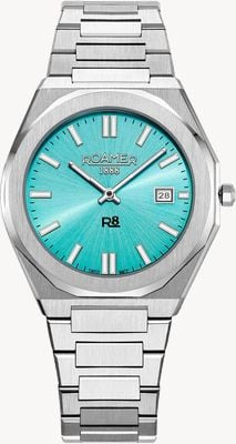 Roamer R8 Gents Quartz (41mm) Light Blue Dial / Stainless Steel Bracelet 972980 41 05 20