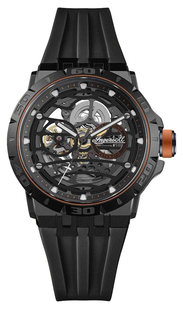 Ingersoll I17902 THE RIGGER Automatic (45mm) Black Skeleton Watch