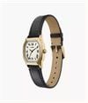 Fossil Harlow 27 mm Three-Hand Black Leather Watch and Bracelet Set ES5526SET - alternate view 5