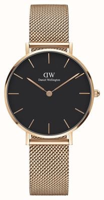 Daniel Wellington Womans Classic Melrose Petite Rose Gold Mesh DW00100161