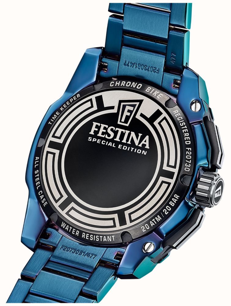 Reloj de hombre F20730/1 Chrono Bike de acero verde · Festina · El