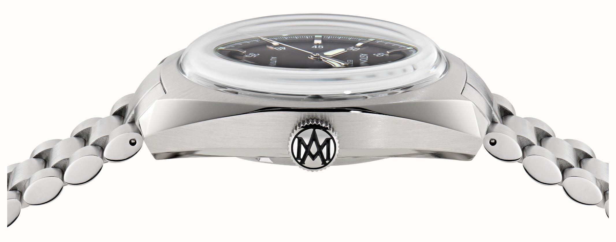 Aston Martin TS2 Timeless Automatic (41mm) Brown Sunray Dial / Stainless Steel Bracelet MTTS2S602 - alternate view 3