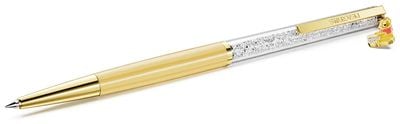 Swarovski Crystalline ballpoint pen, Winnie the Pooh, Yellow lacquered, Gold-tone plated 5742784