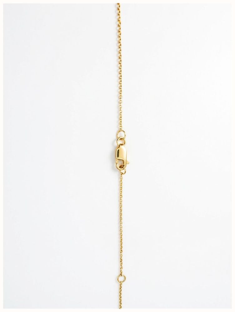 0.20ct Natural Round Brilliant Diamond 18ct Yellow Gold Necklace J69846 - alternate view 3