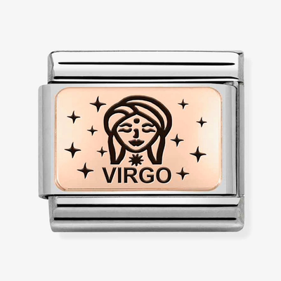 Nomination Classic Virgo 9ct Rose Gold Charm 430112/06