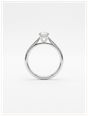 0.46ct Round Brilliant Natural Diamond Platinum Solitaire Ring J37822 - alternate view 3