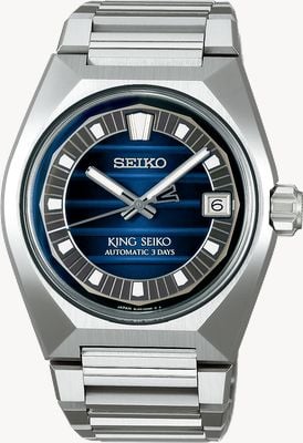 Seiko King Seiko VANAC ‘Tokyo Midnight’ (41mm) Blue Dial / Stainless Steel Bracelet SLA085J1