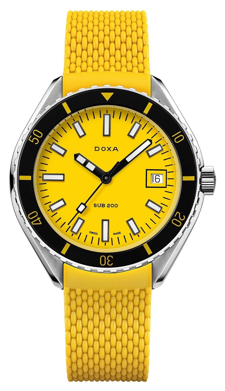 DOXA 799.10.361.31 SUB 200 Divingstar (42mm) Yellow Iconic Watch