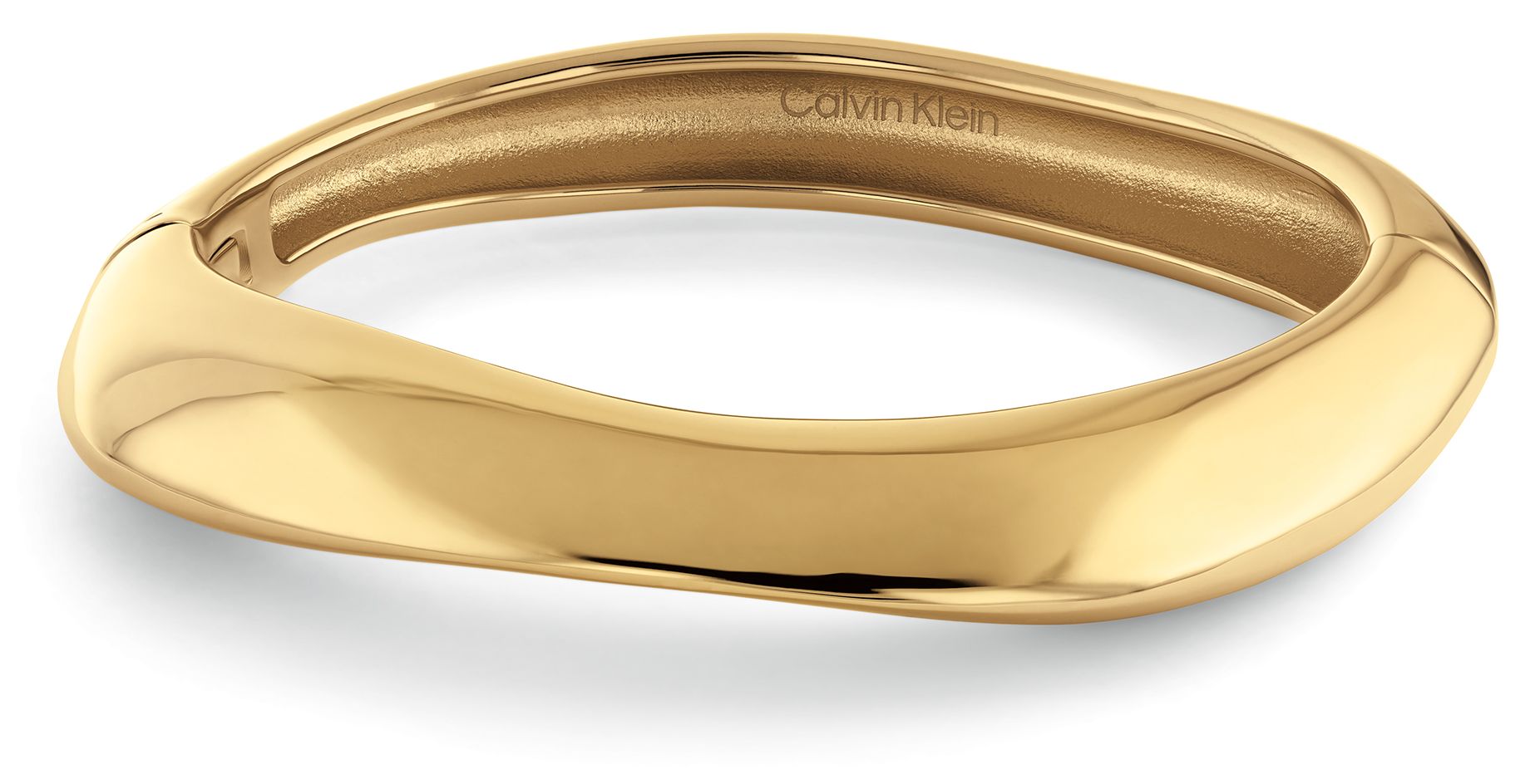 Calvin Klein 35000818 Women's Sculpted Bangle Gold-Tone Jewellery