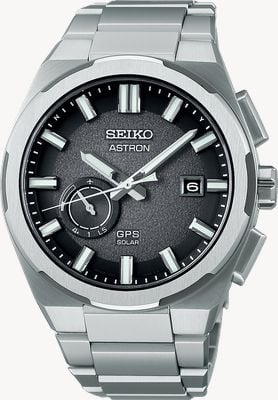 Seiko Astron 3X ‘Moon’ (42mm) Grey Dial / Titanium Bracelet SSJ025J1