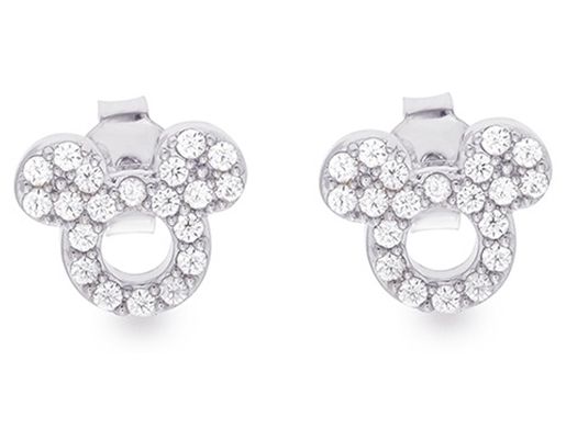 Disney E903308RZWL.PH Mickey Mouse Crystal Set Studs Jewellery